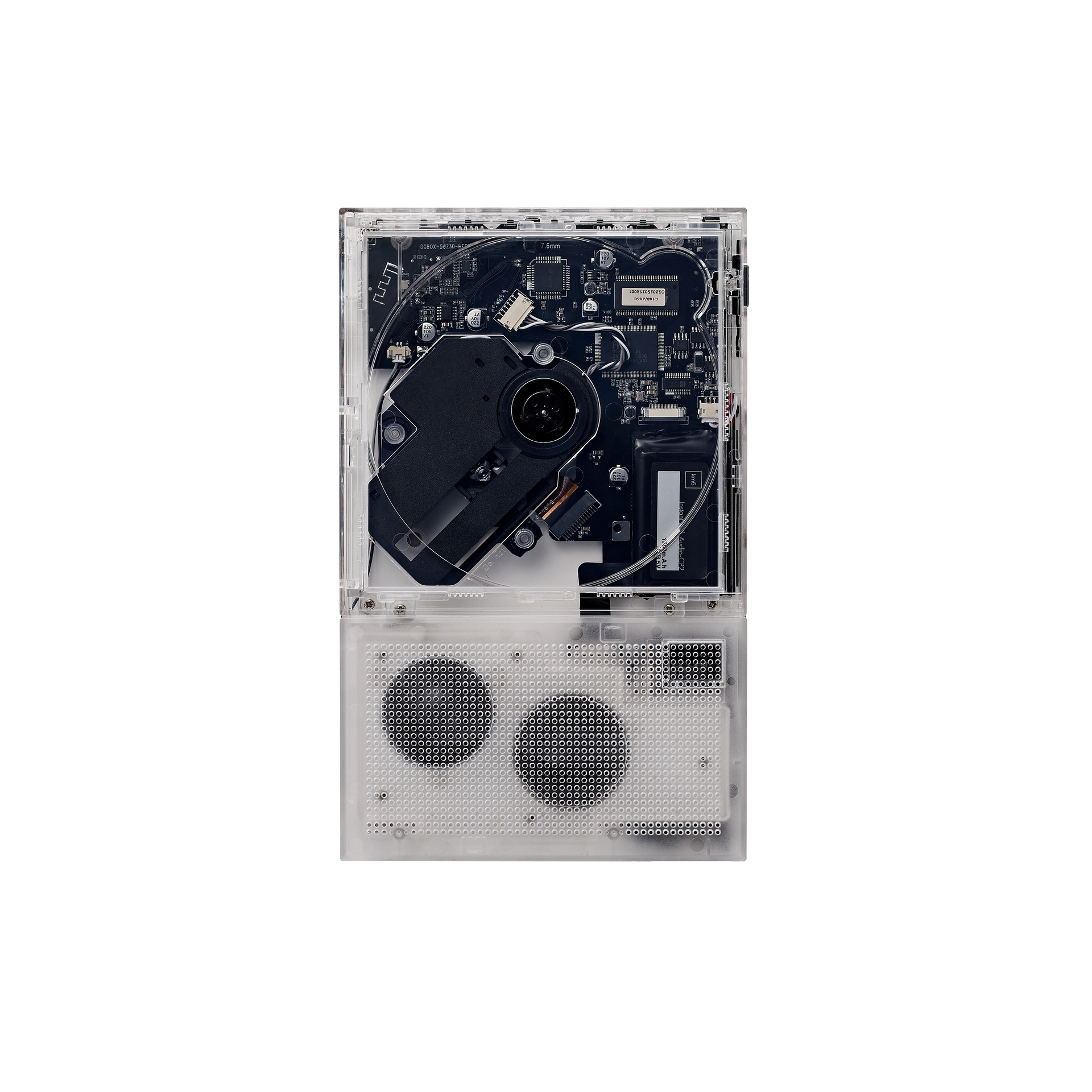 ポータブルプレーヤー km5 Instant Disk Audio-CP2 White km5 / Instant Disk Audio-CP2 White ワイヤレス ポータブル CD
